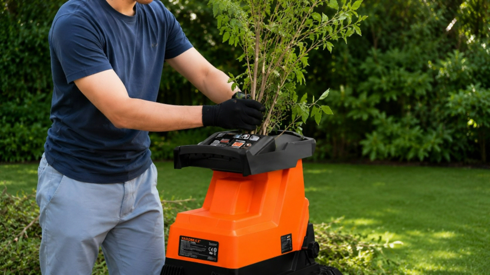 DOVAMAN GT10 trituradora de ramas 2800W motor brushless jardin