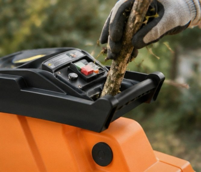 DOVAMAN 2800 W electric branch shredder for garden use