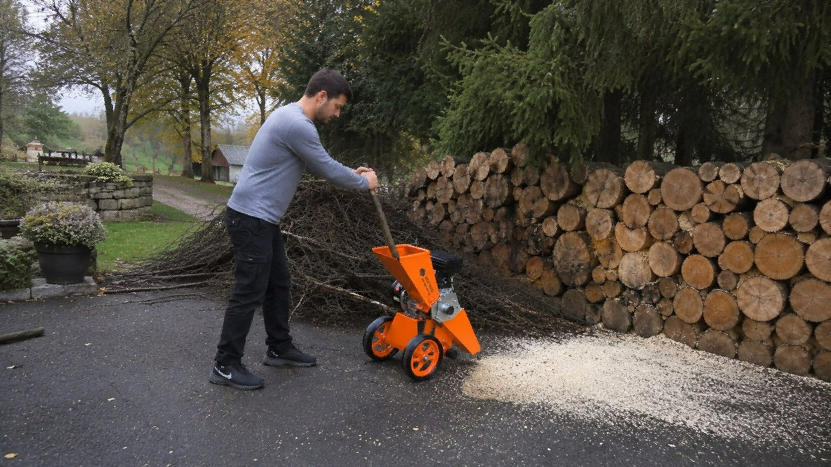 Forest Master FM4DDE Trituradora 2800W