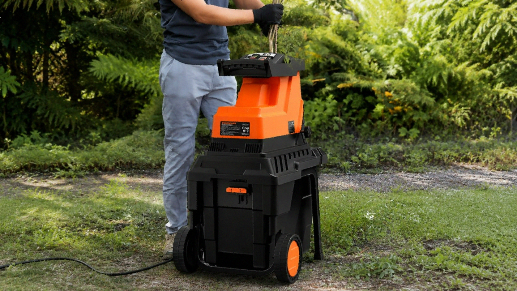 DOVAMAN GT10 trituradora de ramas 2800W motor brushless jardin