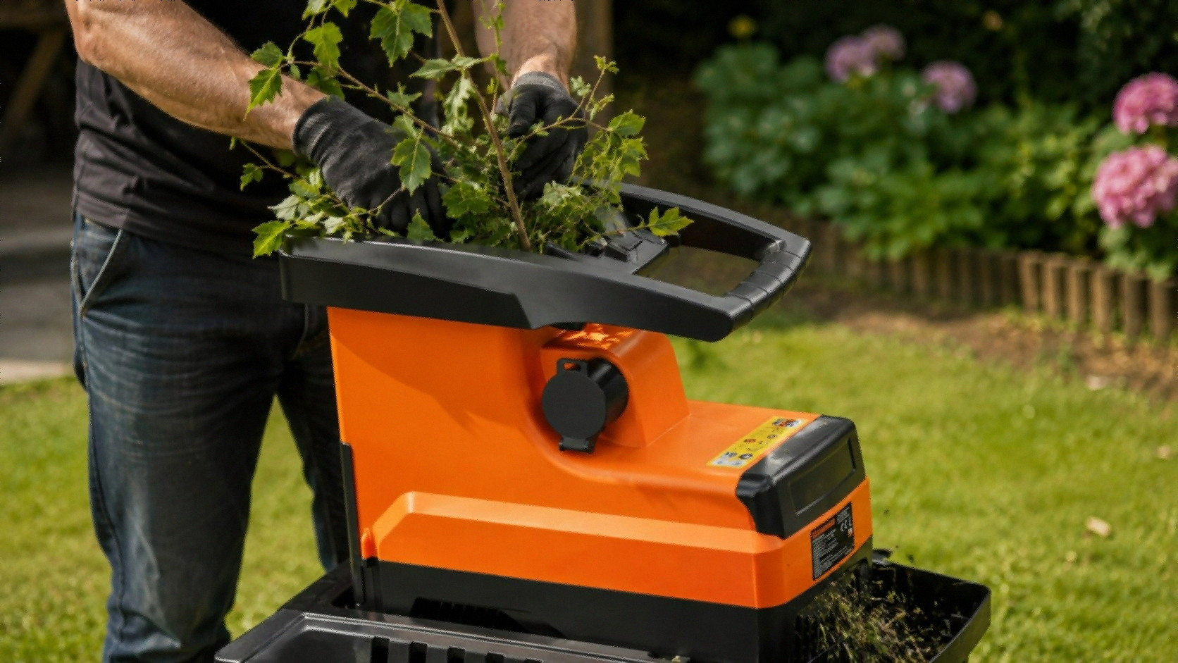DOVAMAN GT10 APEX trituradora de ramas brushless 2800W naranja con contenedor 60L